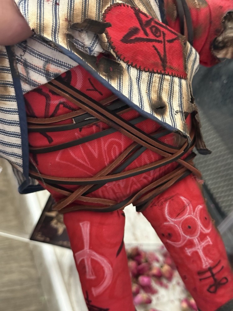 Haunted Ritual Doll Possessed Ghost Demon Toy Plush Pull String