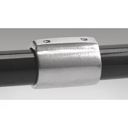 Hollaender 70-7 Structural Pipe Fitting, External Coupling, Aluminum, 1.25 In