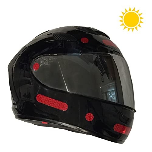High Intensity Grade Reflective Safety 1 Set (6 Strips & 6 Circles) Red