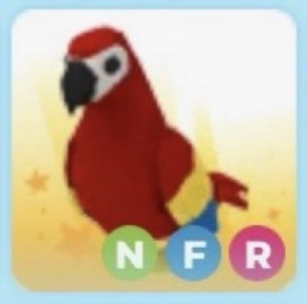 Adopt Me! ✨ Neon Fly Ride - NFR PARROT 🦜