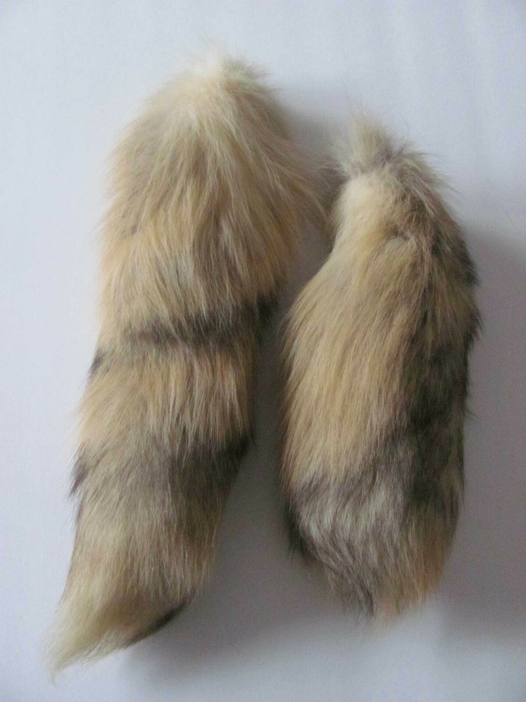 FOX TAILS - SET OF 2 - 16" AND 12"