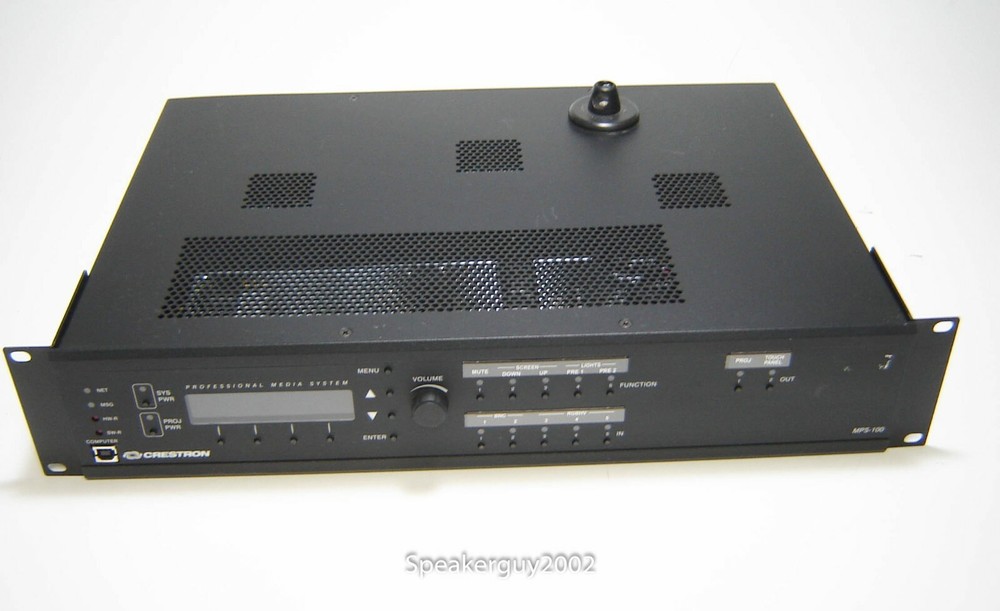 Rack Mountable Crestron MPS-100 / Multimedia Presentation System / 4456884 -- CC