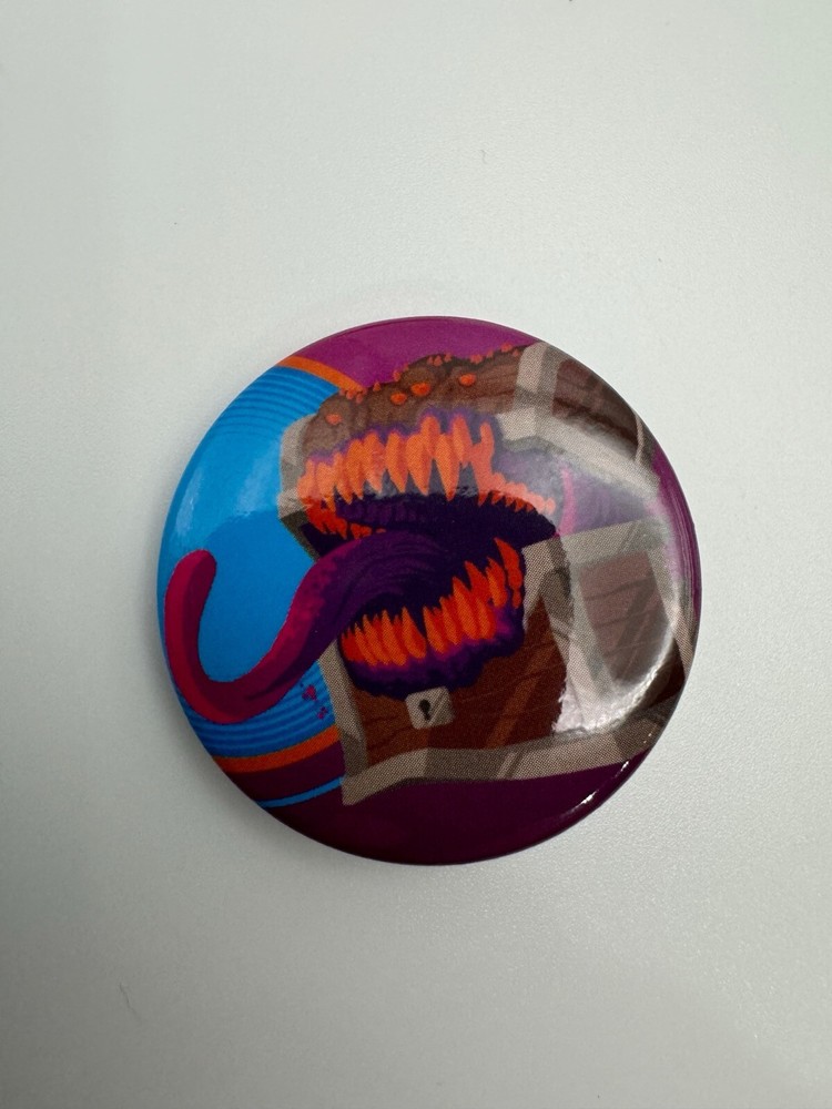 SDCC 2024 EXCLUSIVE Hasbro Pulse 1” Button D&D Dungeons and Dragons Mimic