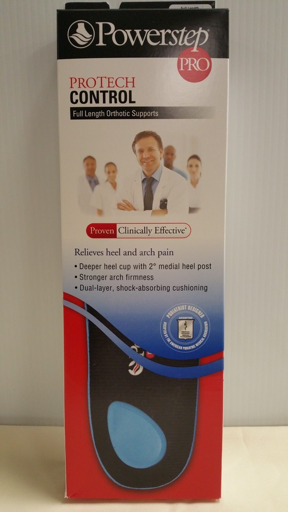 Powerstep Protech Control Full Length Orthotic Insole