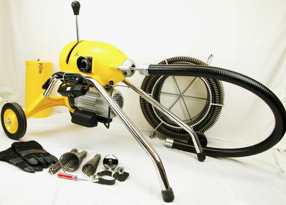BLUEROCK ® SDS200 2"-8" Sectional Drain Clean Machine Snake Kit