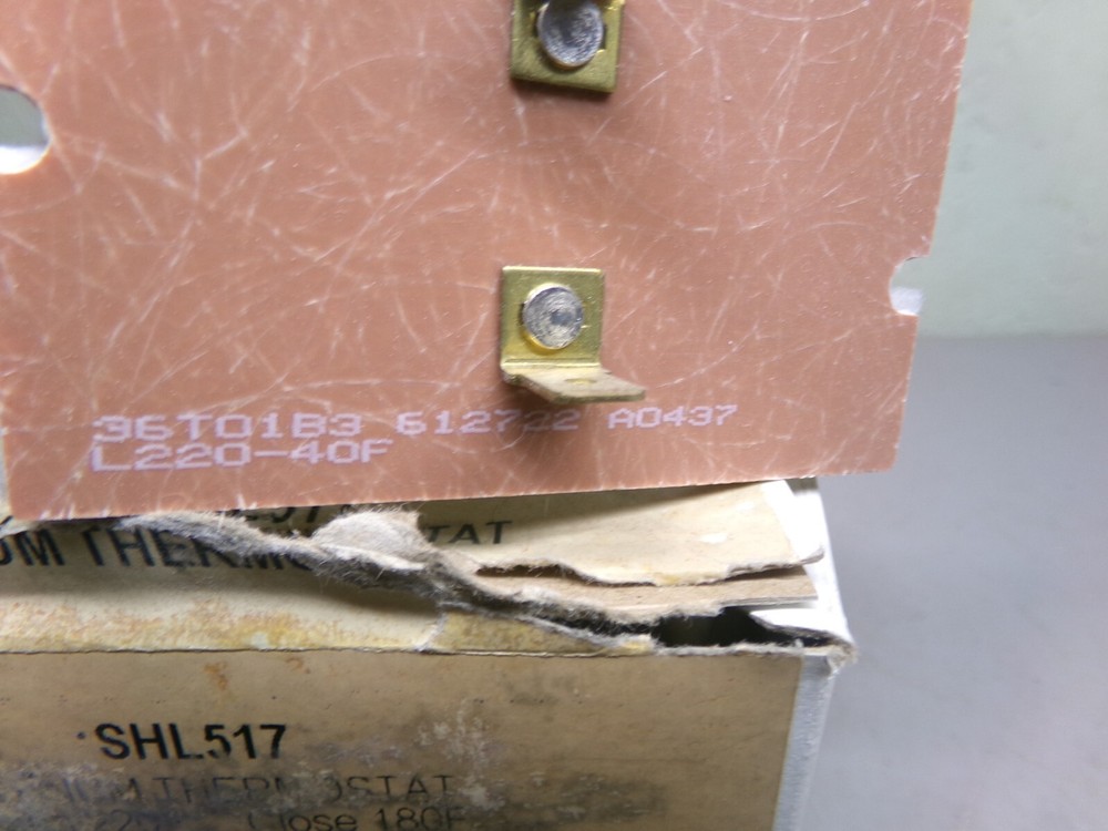 SUPCO SHL517 PLENUM THERMOSTAT