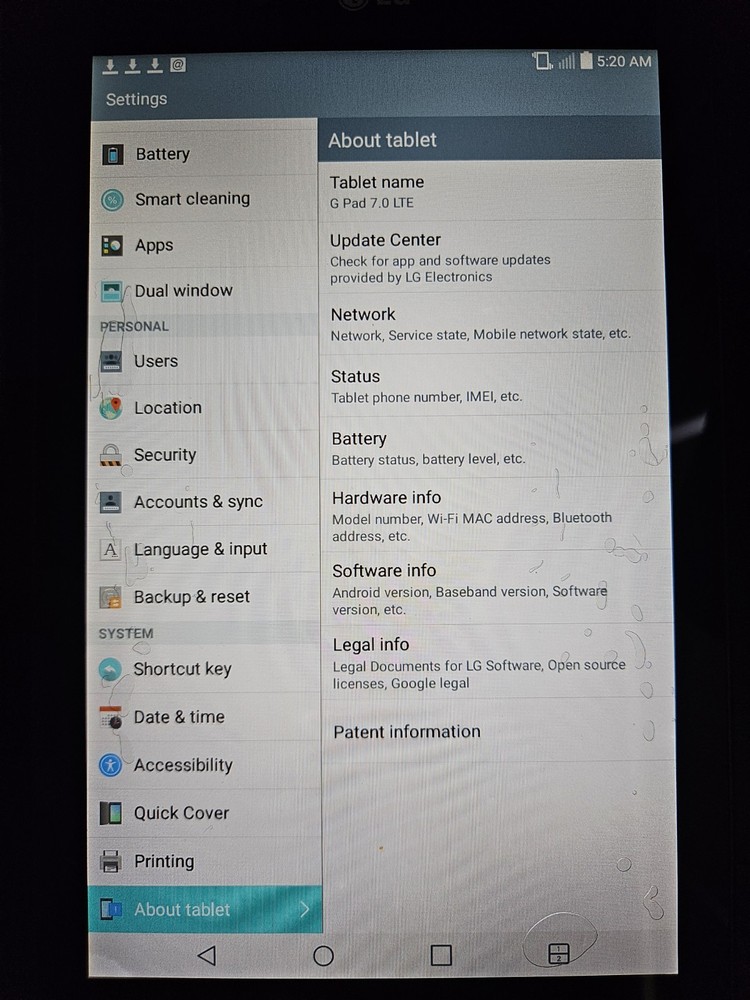 LG G Pad 7.0 LTE