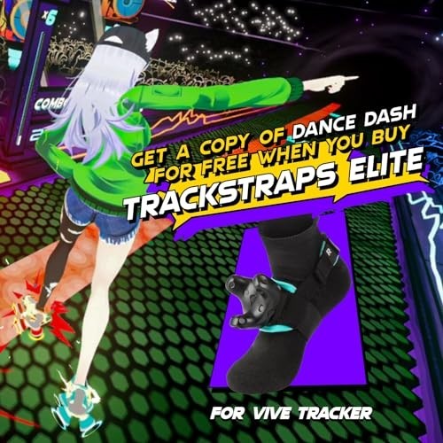 VR Foot Straps for Full Body Tracking - Compatible with Vive Tracker 3.0 & 2.0,