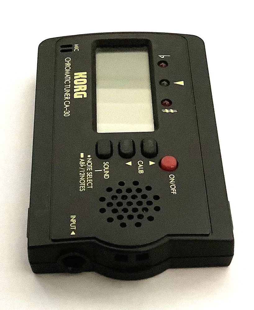 KORG Chromatic Tuner CA-30 - Tested / Working - Includes Box + Instructions