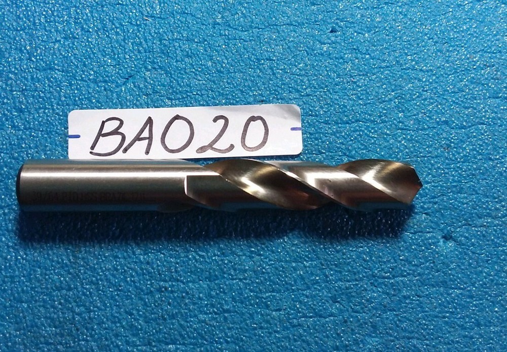 PRECISION TWIST DRILL R40 39/64 HSS BRIGHT FINISH
