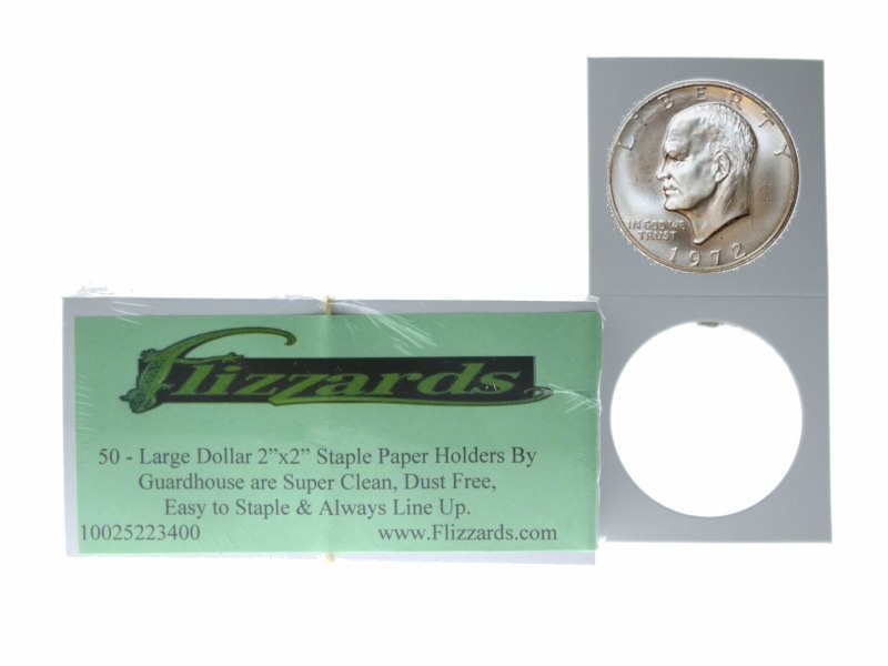Guardhouse 2x2 Large Dollar, Staple Paper Holder, 50 pack
