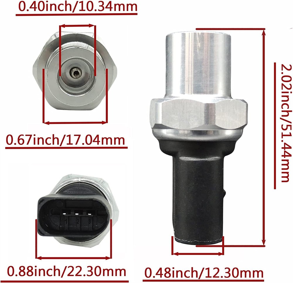 Air Conditioning A/C Pressure Sensor Switch Control W/PLUG For AUDI Q5 SQ5
