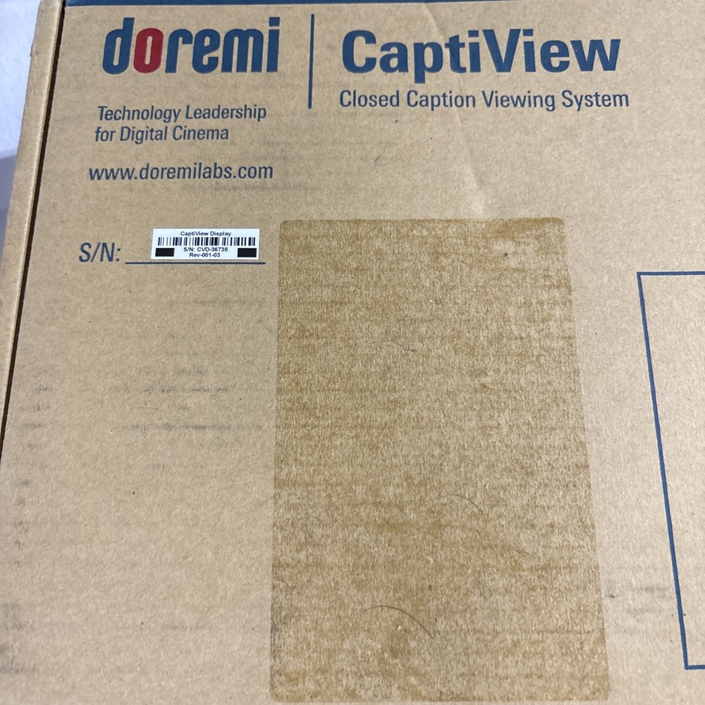 2 - CaptiView Closed Caption Viewing System CPT-DCP retails over $1000