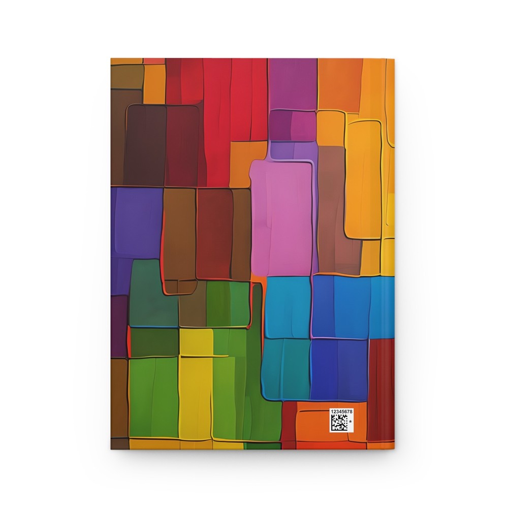 Colorful Abstract Blocks Journal | Hardcover Notebook | Personal Diary Gift