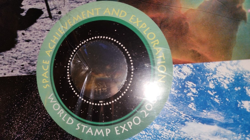 USPS World Stamp Expo 2000 Space Achievement and Exploration Sheet MINT