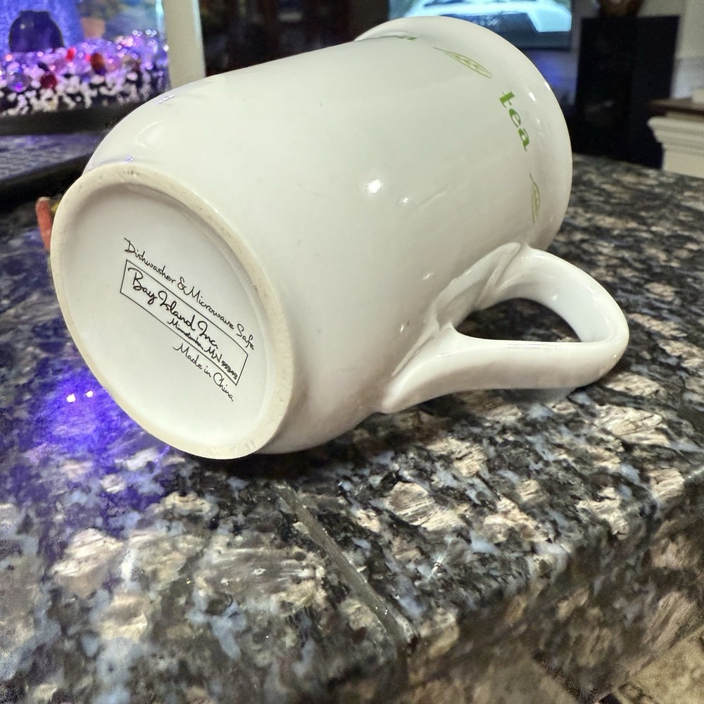 Browne and Ashley Green Leaf Tea Cup