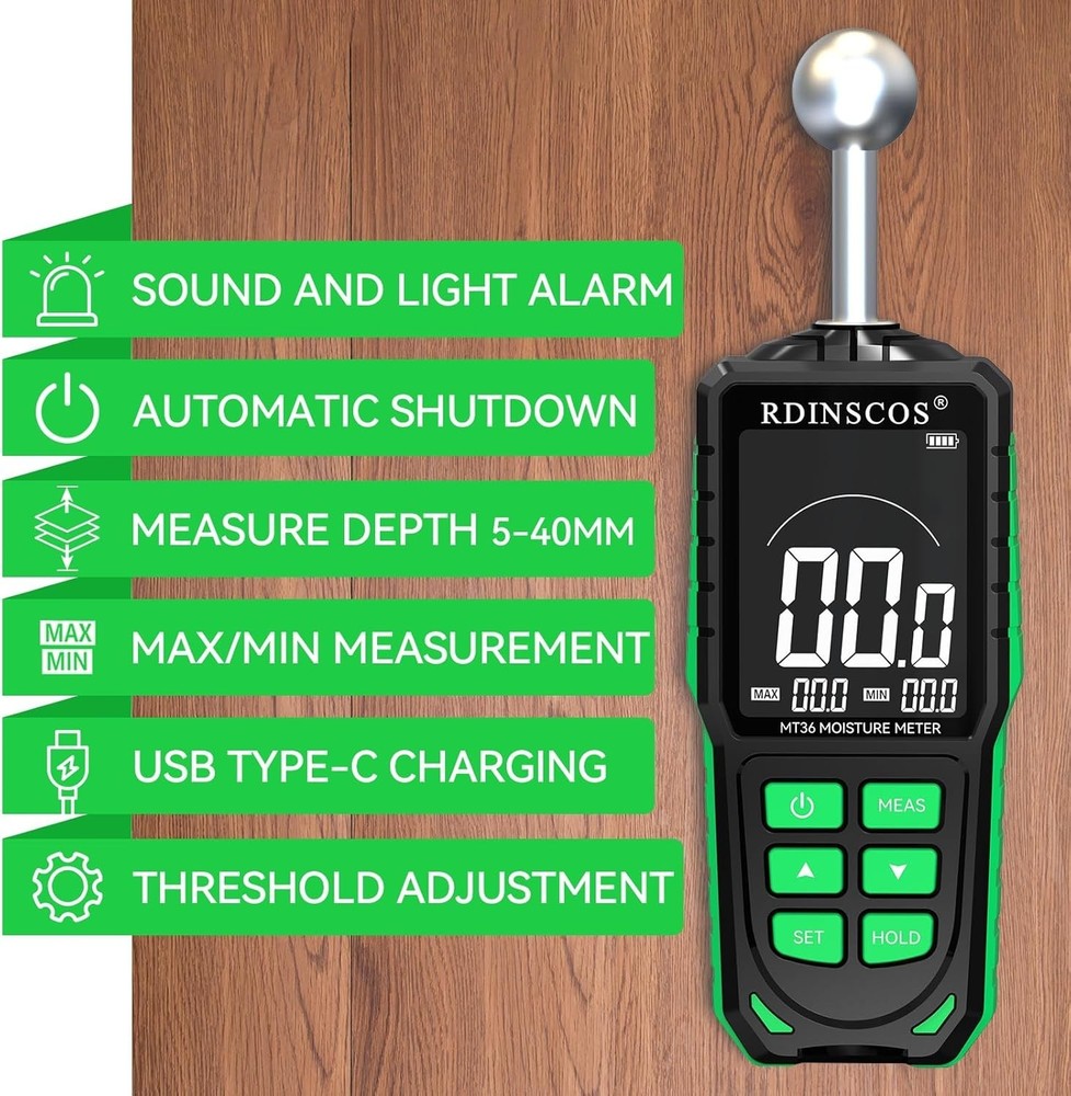 Accurate Moisture Detector for Renovation Projects