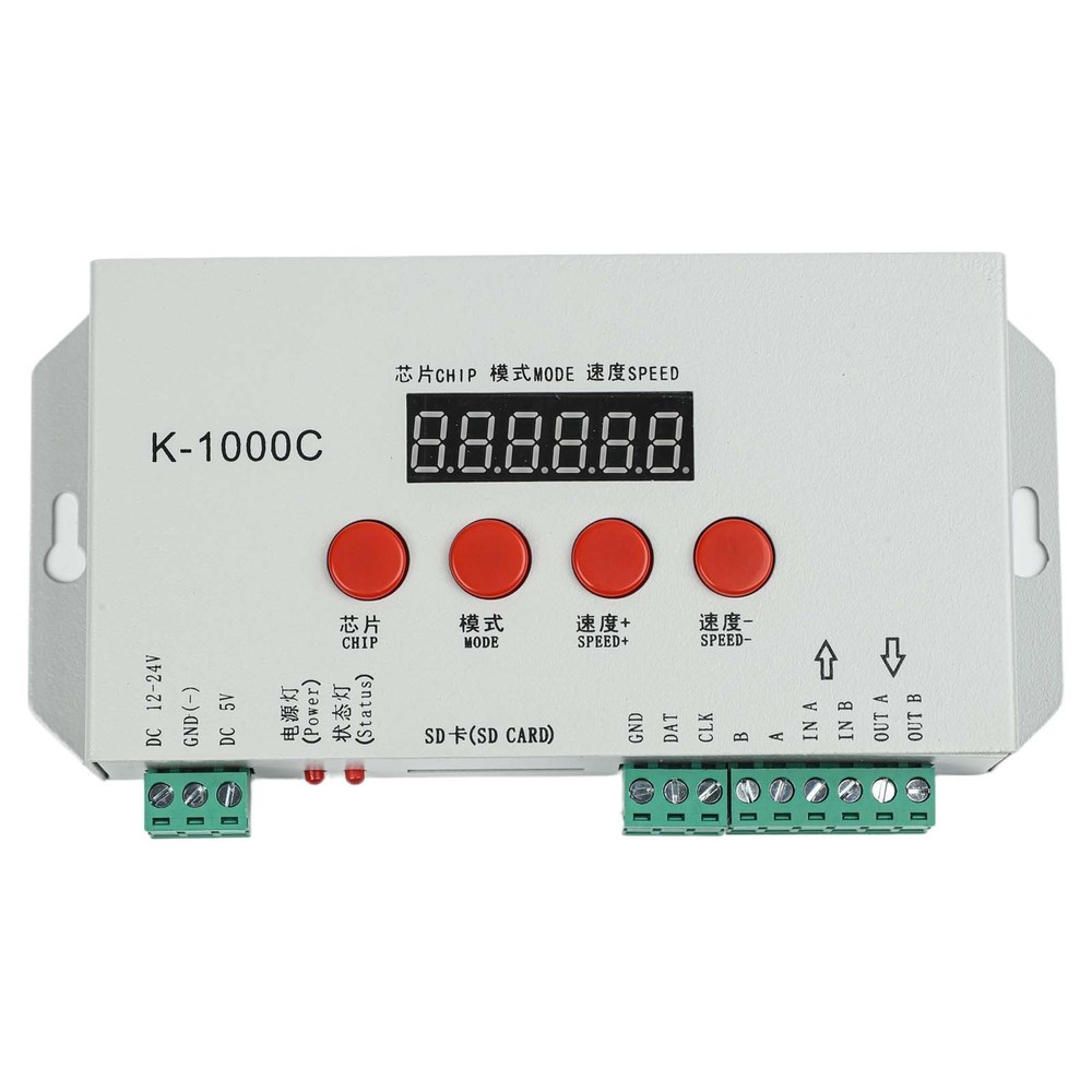 K1000C LED Strip Controller Programmable for Dynamic Lighting Effects and
