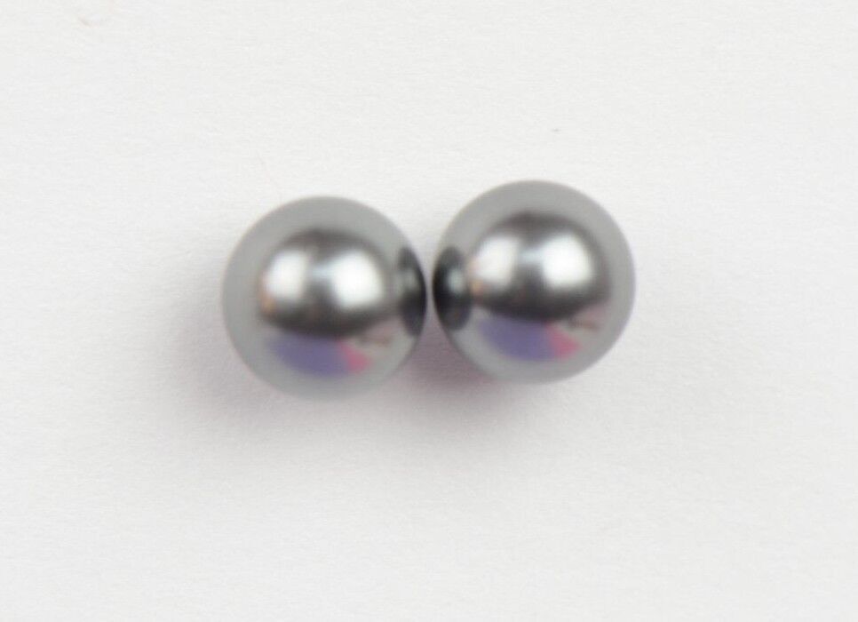 925 Solid Sterling Silver Beautiful Classic Pearls Stud Earrings
