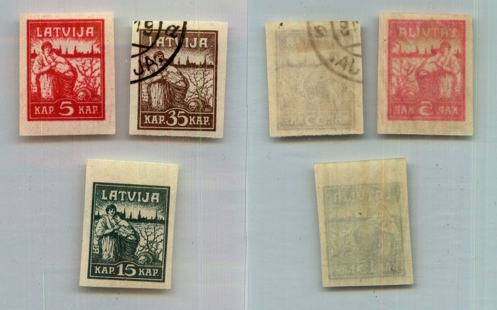 Latvia 🇱🇻 1919 SC 43-45 mint. rtc242