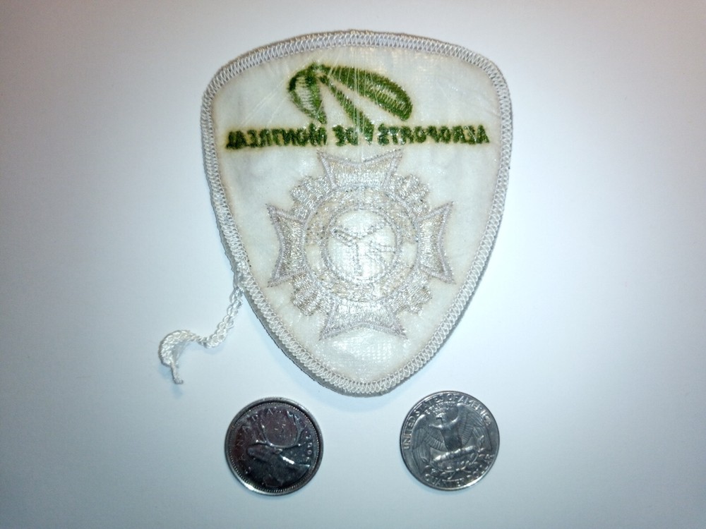 Montreal Airports Fire Service Patch Badge Crest