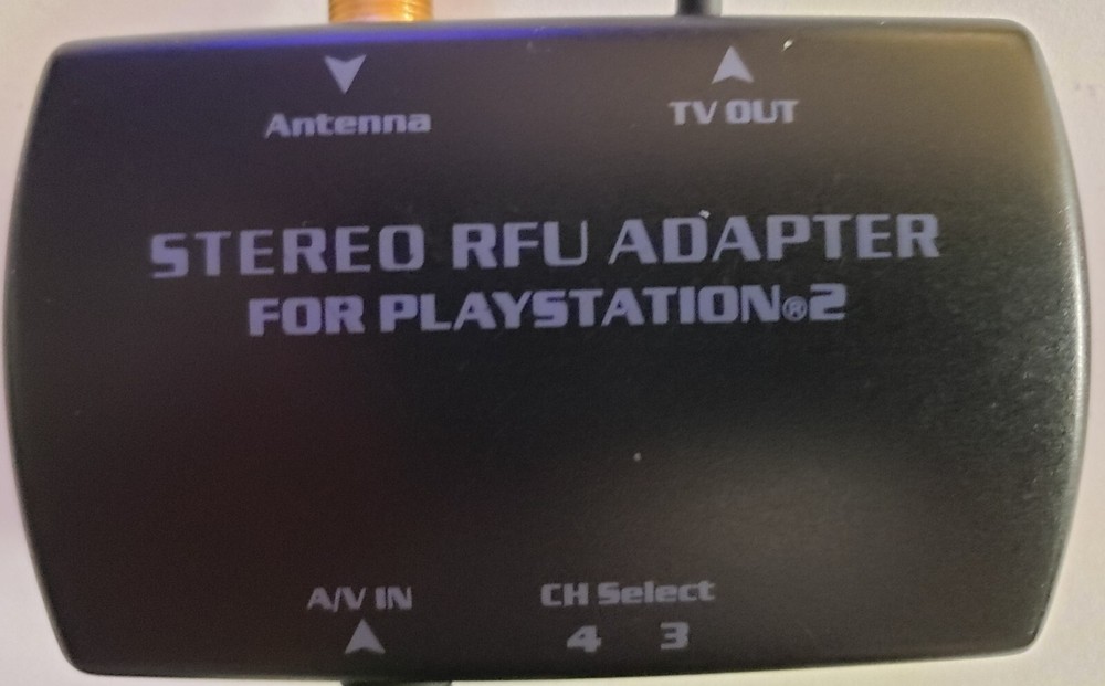 PlayStation 2 PS2 Stereo RFU Adapter