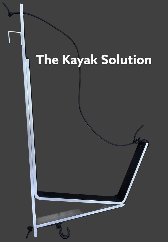 Pontoon Boat Kayak Solution with Storage Rack