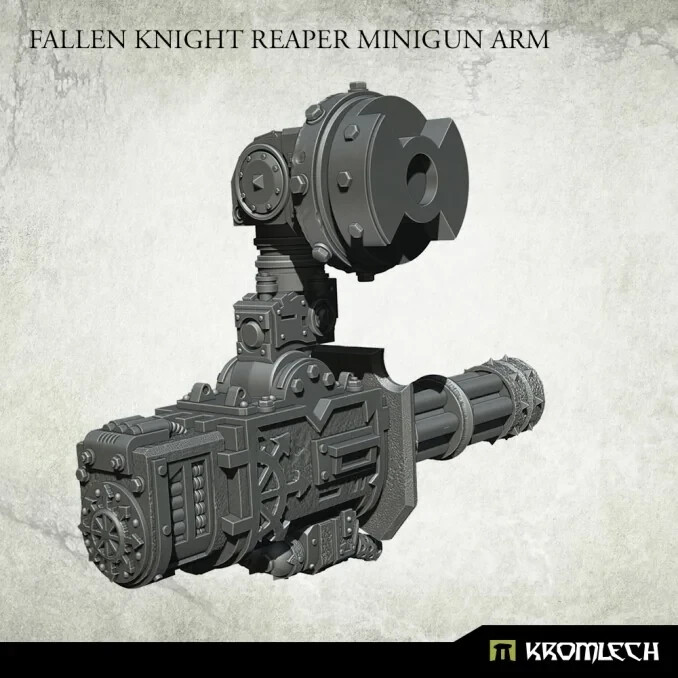 KROMLECH FALLEN KNIGHT REAPER MINIGUN ARM