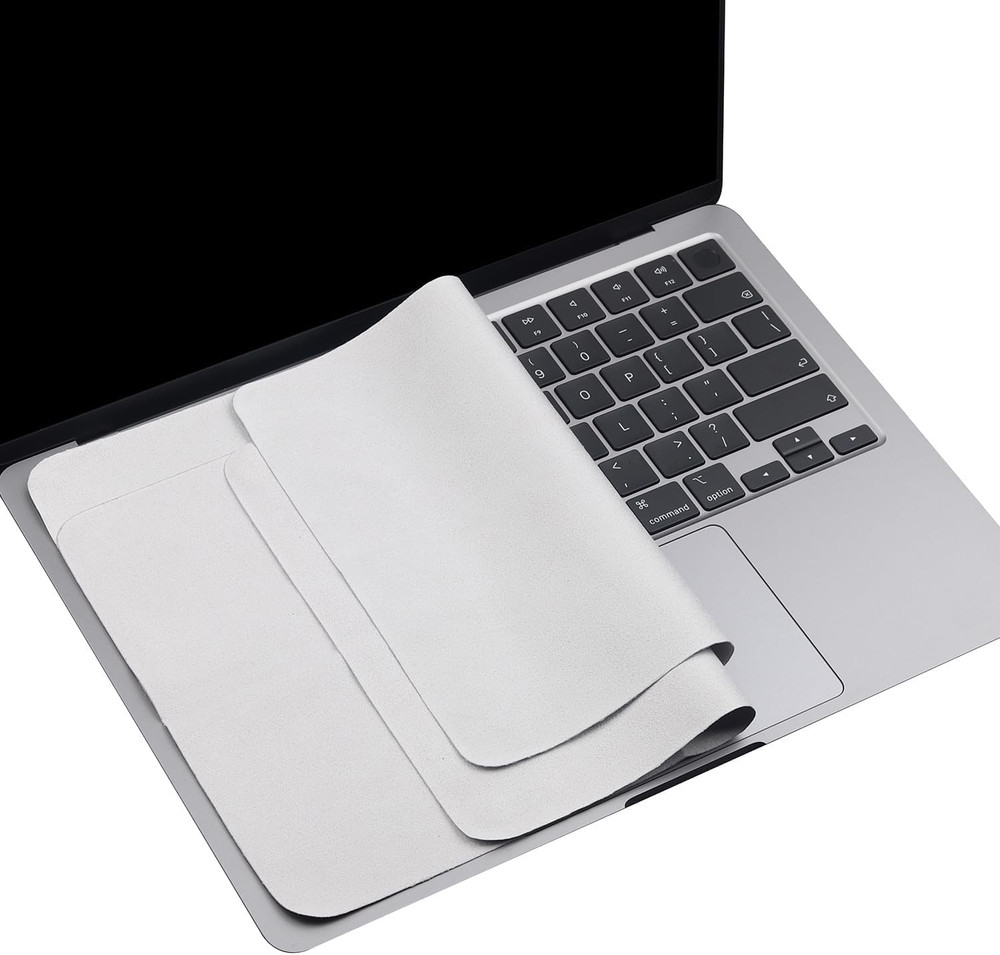 2 Pack Microfiber Liner Cleaning Cloth 13" with Screen Keyboard Imprint Protecti