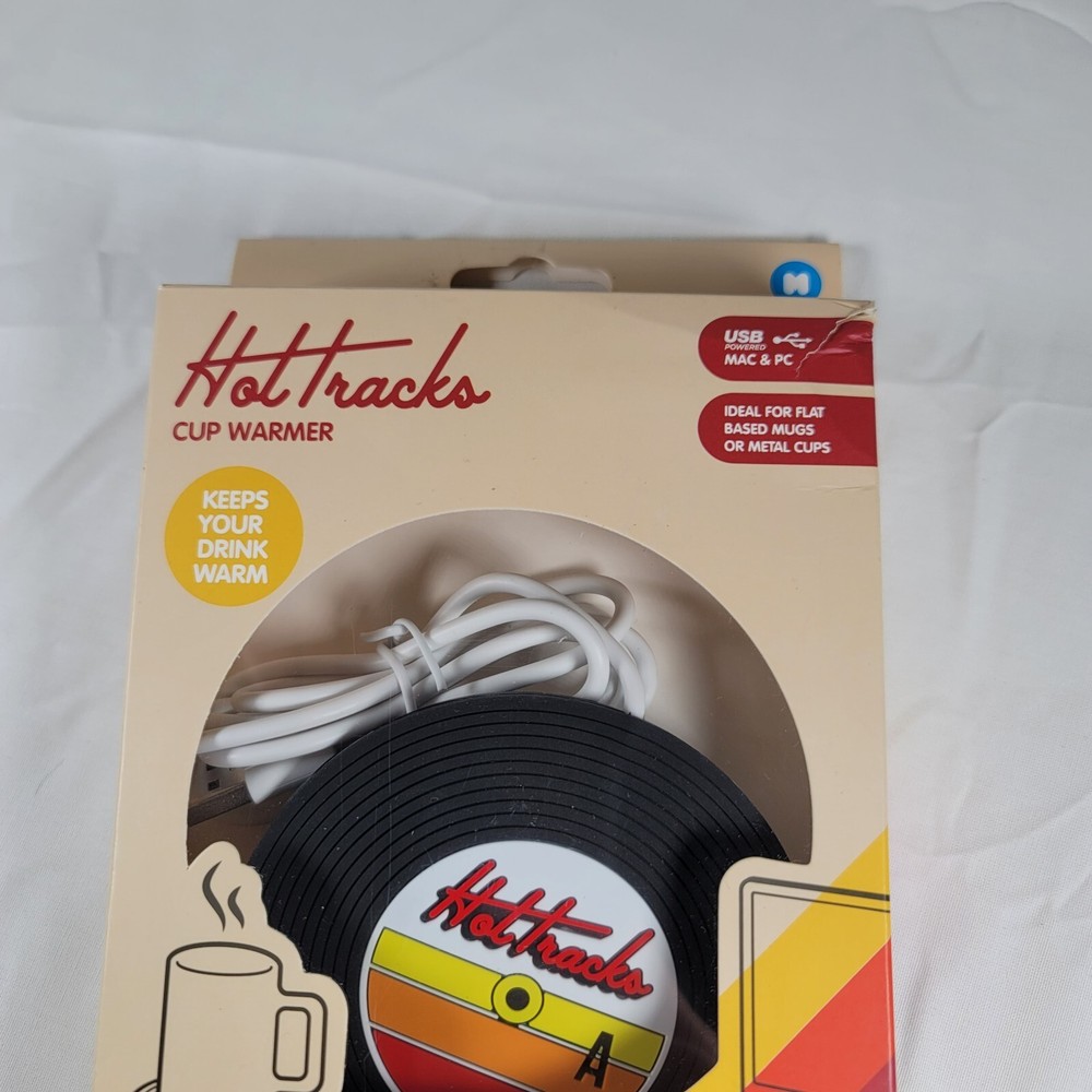 Vinyl Record Cup Warmer by Hot Tracks USB Powered for Mac or Pc Stocking Stuffer