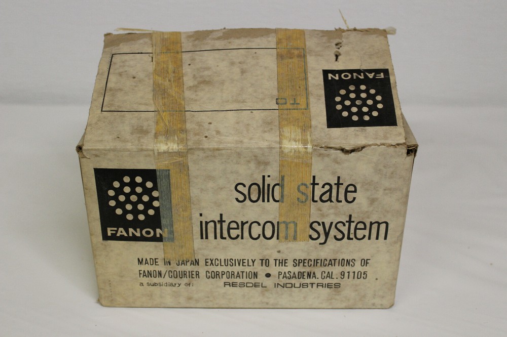 NOS NIB Fanon Courier Director 3 Solid State Intercom Remote Station
