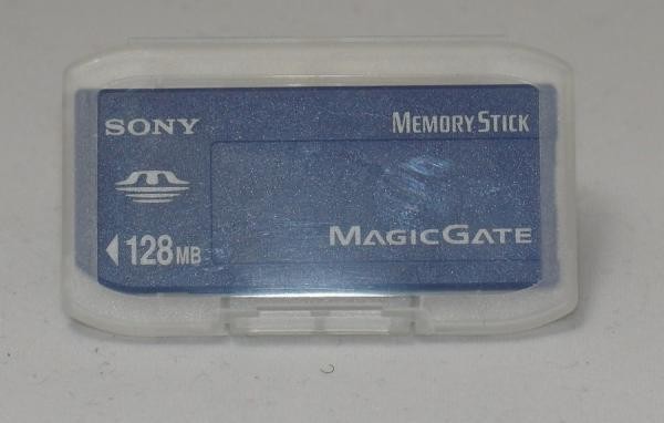 Vintage Sony 128 MB MagicGate Memory Stick Media (MSH-128)