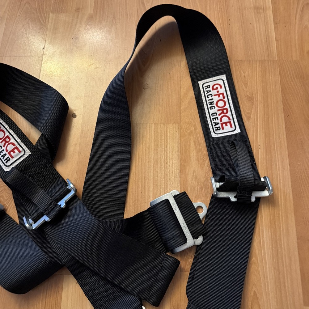 G-FORCE Pro Series Lap 5-Point Front Seatbelt Harness Part # 6000BK