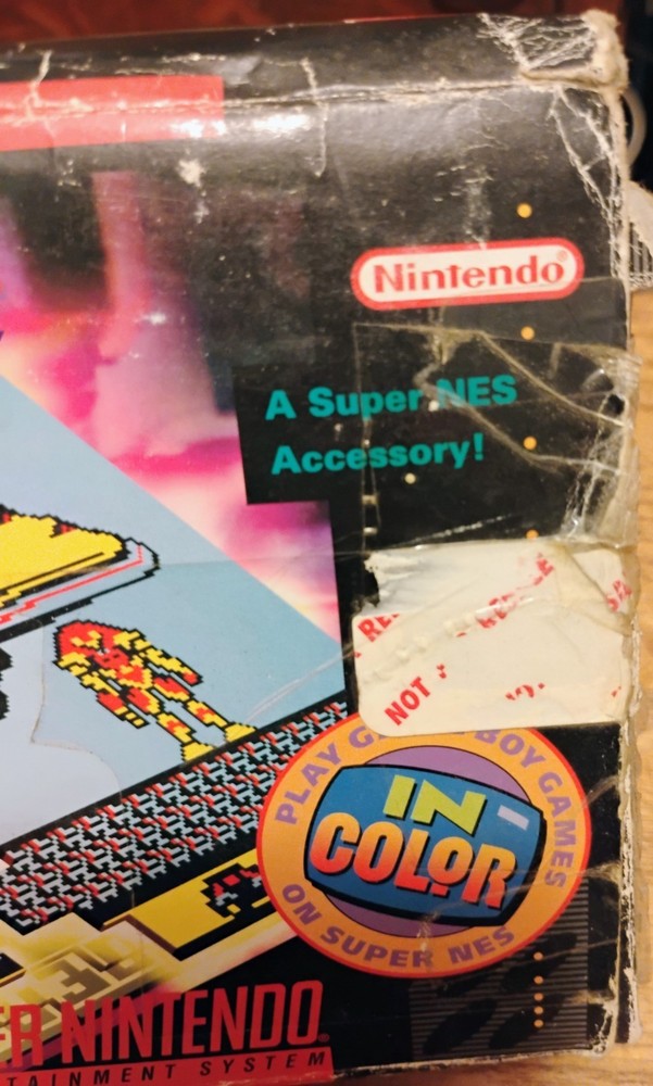 SNES Super Gameboy CIB & NFR Box Cleaned & Checked