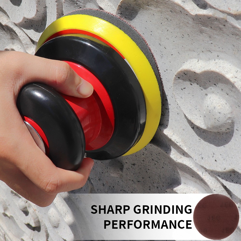 25Pcs 5inch Mesh Sanding Discs Hook&Loop Abrasive Dust Free Disc Anti-Blocking