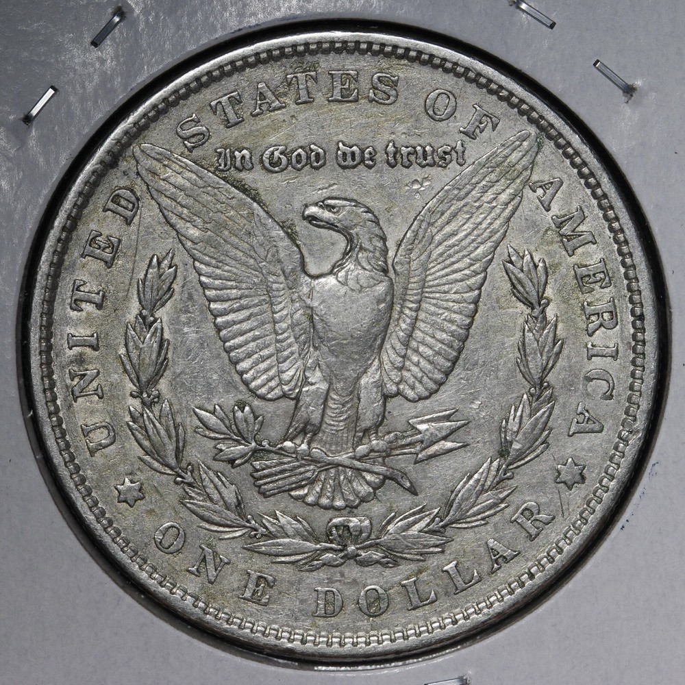 1878 7TF Morgan Silver Dollar AU E321 WEB