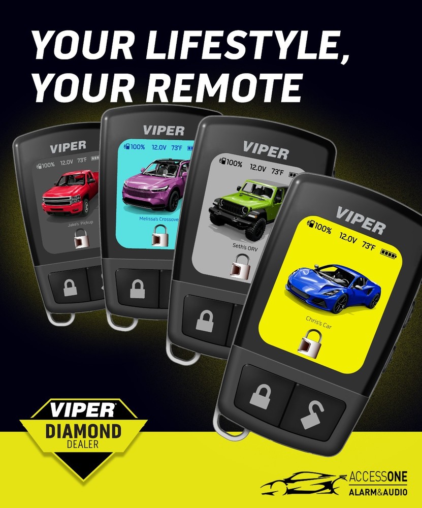 Viper 2-Way LCD Remote Control Upgrade Kit Replacing Python 7941P New For 2025