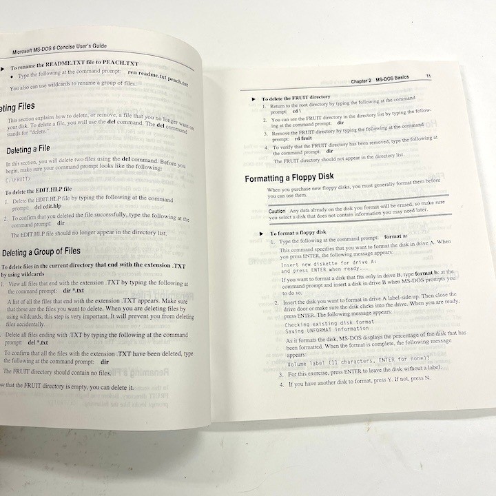 1993 Concise User's Guide for Microsoft MS-DOS 6.2