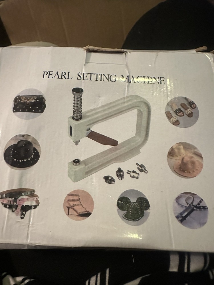 Pearl Setting Machine Jewelry Making Tool Set with Nozzle and Strut