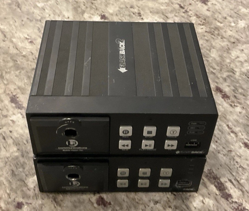 L3 Communications Mobile Vision Flashback 2 FB2 Camera Recorder Lot of 2