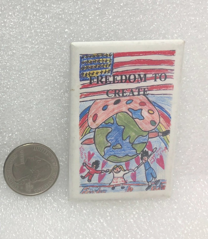 Freedom To Create Pin