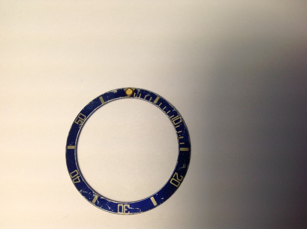 GENUINE ROLEX SUBMARINER BLUE BEZEL INSERT
