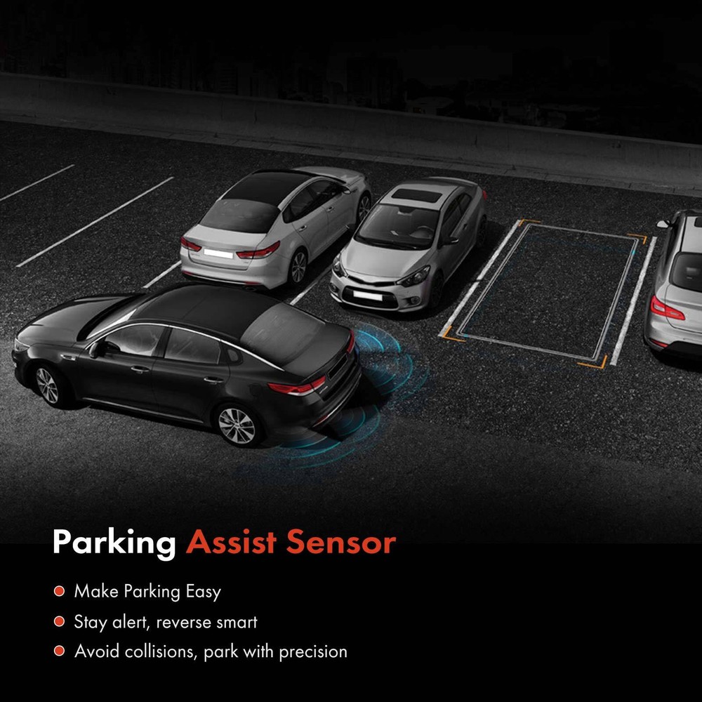 Front Outer Backup Parking Aid Assist Sensor w/ 3-Pin for Ford Escape 2017-2019
