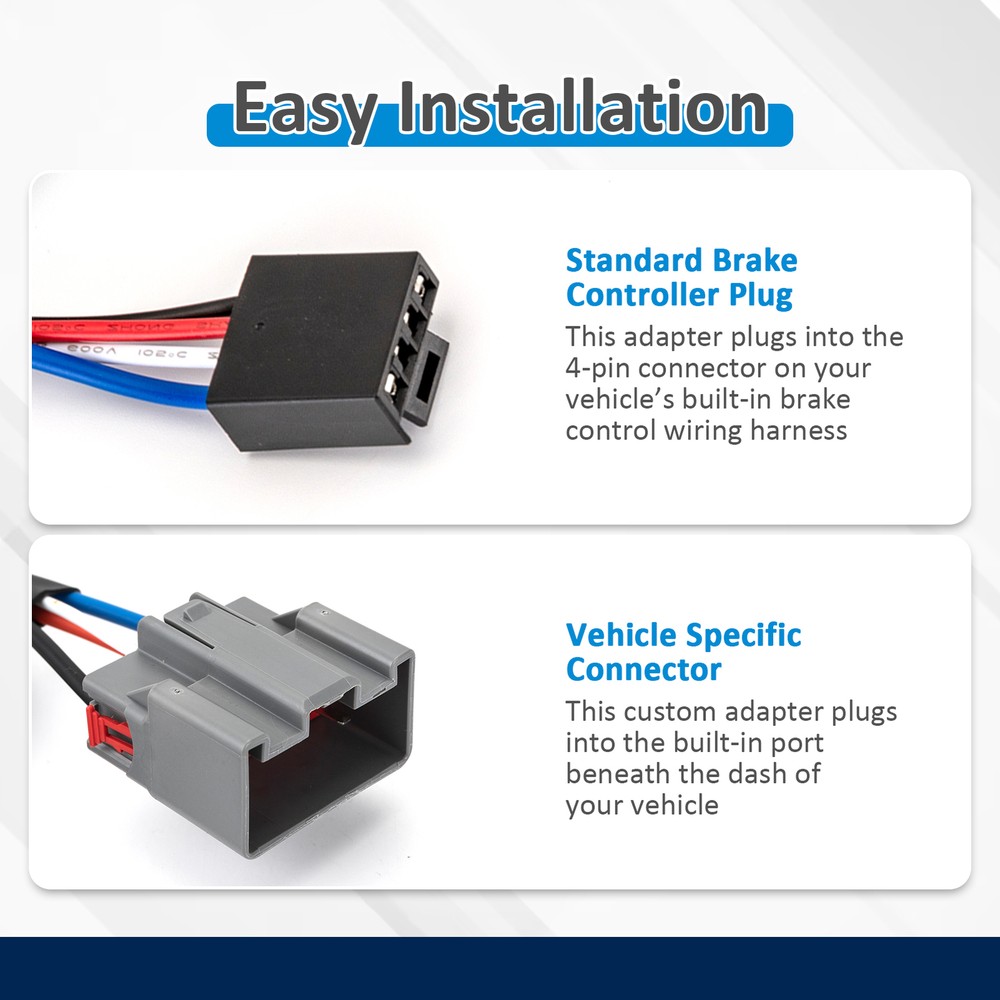 Brake Control Wiring Adapter Plug & Play For Lincoln Navigator 2015-2024