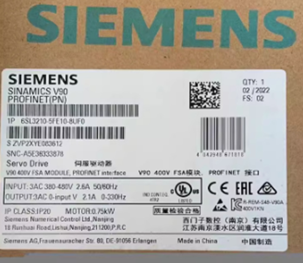 NEW Siemens 6SL3210-5FE10-8UF0