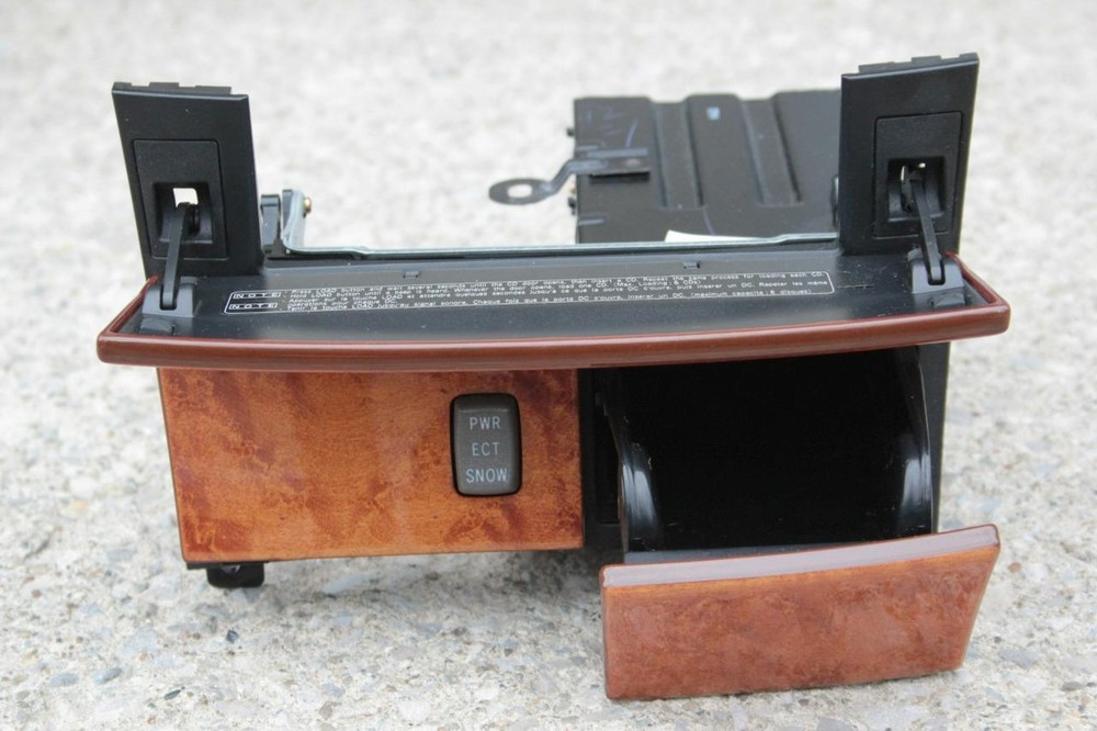 01-03 Lexus LS430 Center Console Storage Tray CD Player Switch Trim Panel