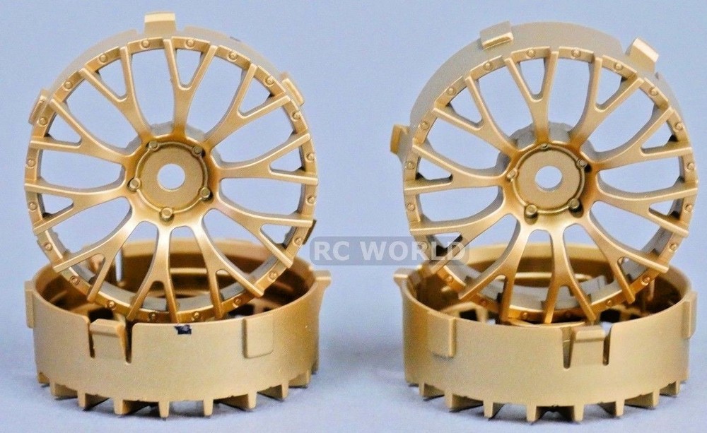 Tetsujin DAISY Wheels INSERTS Disk Adjustable Offset - MATTE BLACK - 4 pcs