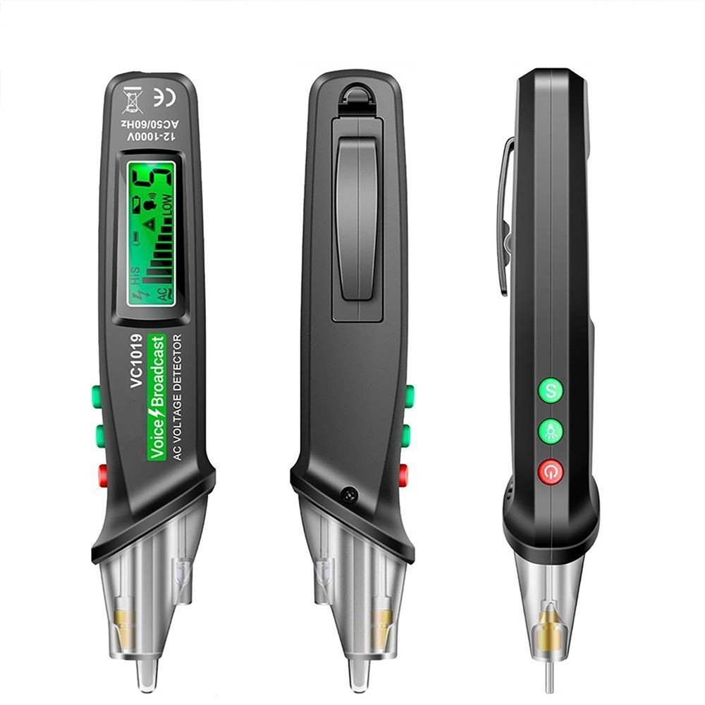 Positioning Voltage Tester Electric Wire Detector Broadcast Test Pen 12V-1000V