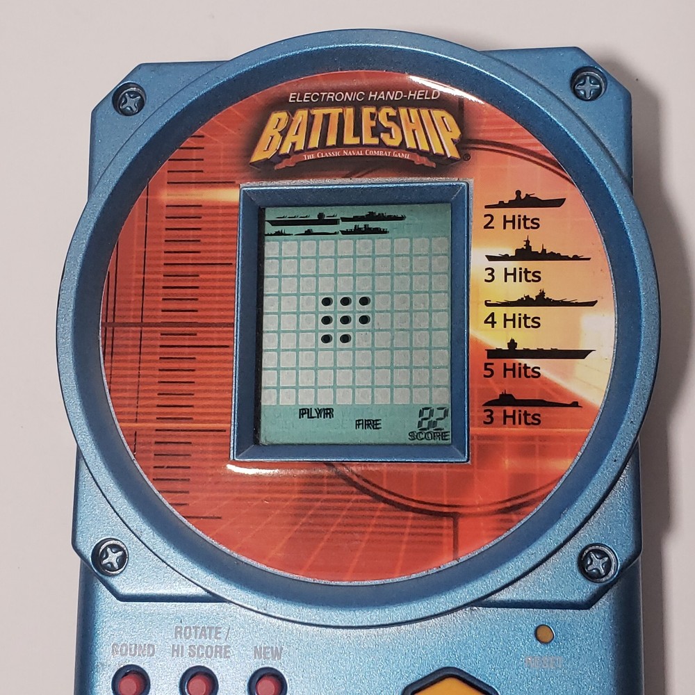 2002 MB Hasbro Electronic Hand-Held Battleship LCD Game