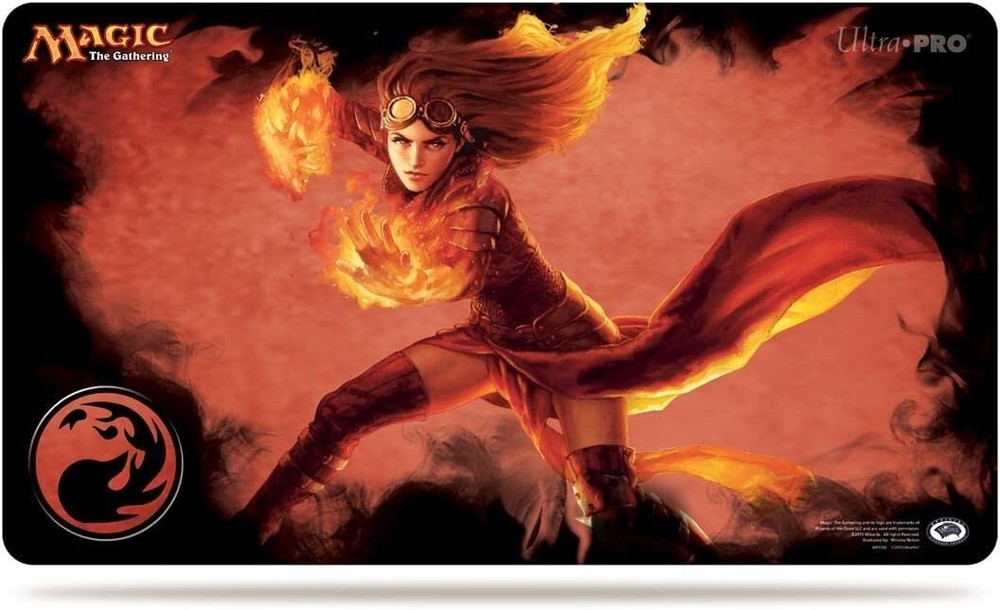 MAGIC THE GATHERING: Chandra Mana 4 Deck Box, Sleeves & Playmat set